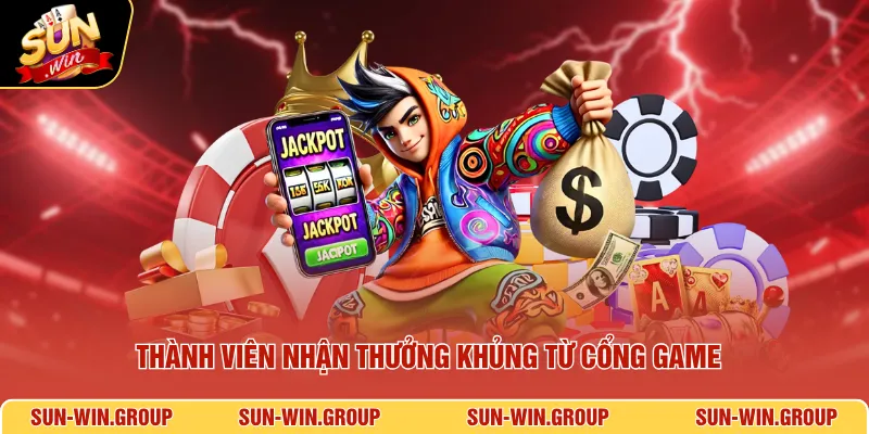 Thành viên nhận thưởng khủng từ cổng game
